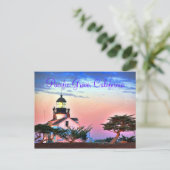 黄昏の灯台 ポストカード (スタンド正面)