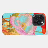 黄昏の空のハナビ Japanese Poppy iphoneケース iPhone 13 Proケース (裏面横)