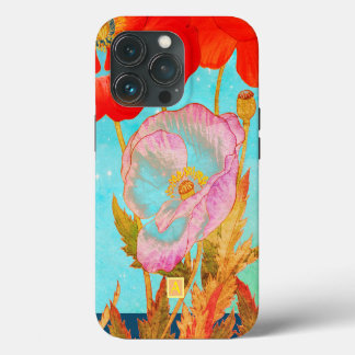 黄昏の空のハナビ Japanese Poppy iphoneケース iPhone 13 Proケース