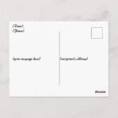 黄昏の空 オーシャンプリンセス ロックス サンセット ポストカード (裏面)