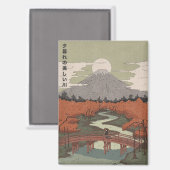 黄昏の美しい川 マグネット (正面/裏面)