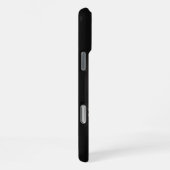 黄昏の釣り竿と静かな水面 iPhoneケース (右側面)