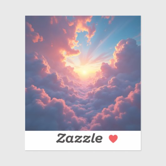 黄昏を貫く - スクエアビニール シール (シート)