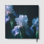 黄昏時のアイリスフラワー ゲストブック (裏面)