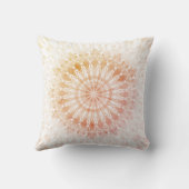 黄杏仁曼荼羅幾何学 クッション (裏面)