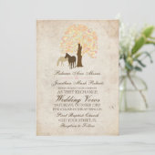 『黄桃とミント秋結婚馬』 招待状 (スタンド正面)