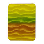 黄橙と緑の砂丘 マグネット (縦)