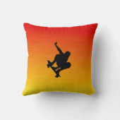 黄橙色のスケートボーディング クッション (裏面)