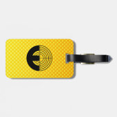 黄橙色のスポーツの射撃、発砲 ラゲッジタグ (裏面横)