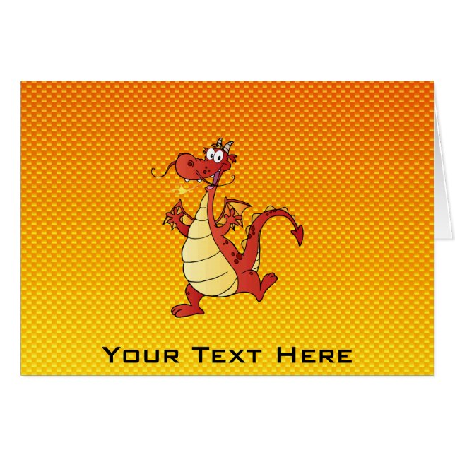 黄橙色のドラゴン (正面横)