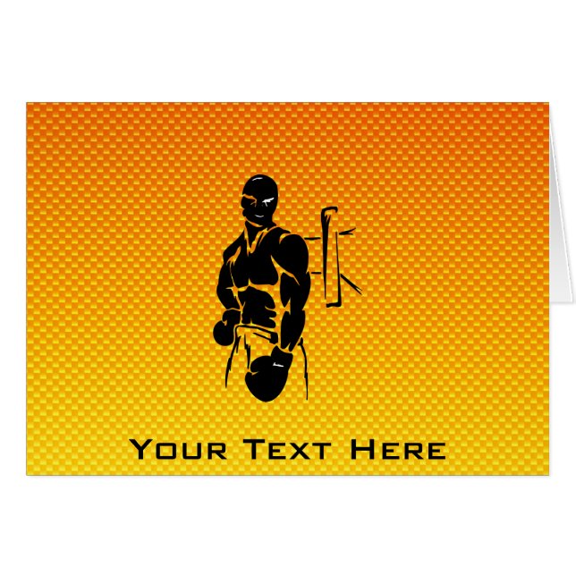 黄橙色のボクシング (正面横)