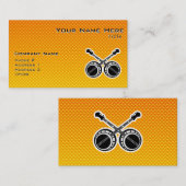 黄橙色の決闘のバンジョー 名刺 (正面/裏面)