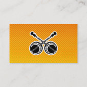 黄橙色の決闘のバンジョー 名刺 (裏面)