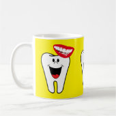 黄歯歯科マグ コーヒーマグカップ (左)