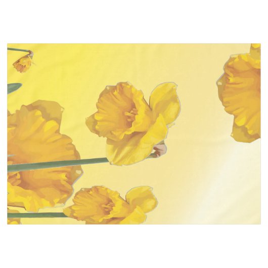 黄水仙 テーブルクロス (正面(横))