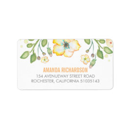 黄水色結婚花 ラベル