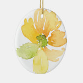 黄水色花 セラミックオーナメント (右)