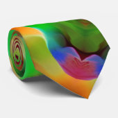 黄泉と色のレリーフ、 浮き彫り、緑が優勢 ネクタイ (ロール)