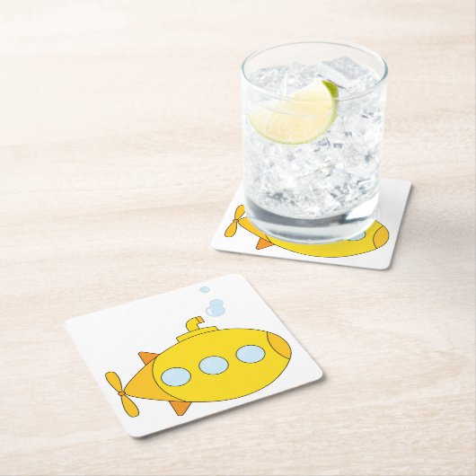 黄海底 スクエアペーパーコースター (インサイチュ)