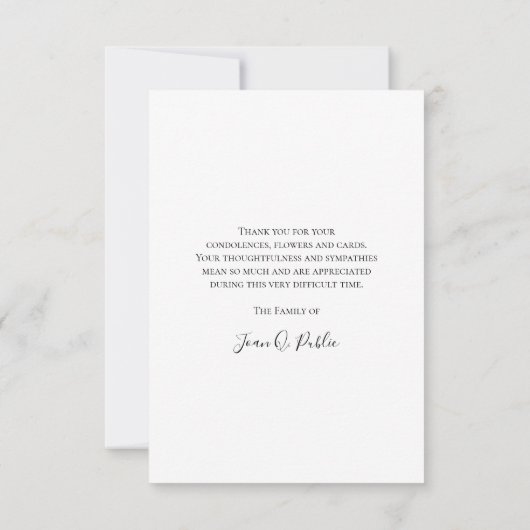 黄淡い色のデイジー花葬儀悔やみや弔慰 サンキューカード