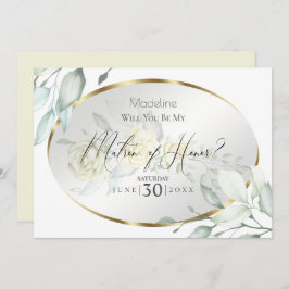 黄淡い色の色のバラマトロンの名誉 招待状