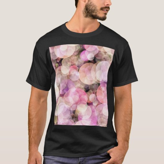黄淡い色の色の泡:エレガントDecor Tシャツ (正面)