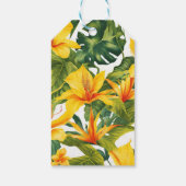 黄熱帯フローラ結婚ズ ギフトタグ (裏面)