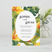 黄熱帯フローラ結婚ズ 招待状 (スタンド正面)