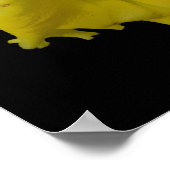 黄熱帯花 ポスター (角)