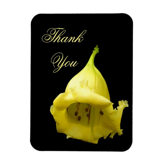 黄熱帯花 マグネット (縦)