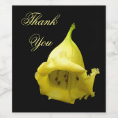 黄熱帯花 ワインラベル (シングルラベル)