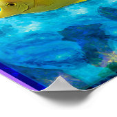 黄熱帯魚 ポスター (角)