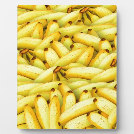 黄熱狂するバナナの束 フォトプラーク (正面)