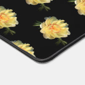 黄牡丹の模様の牡丹写真 デスクマット (コーナー)
