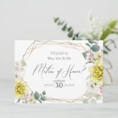 黄牡丹の花を賜る 招待状 (スタンド正面)