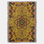 黄牡丹 スローブランケット (正面縦)