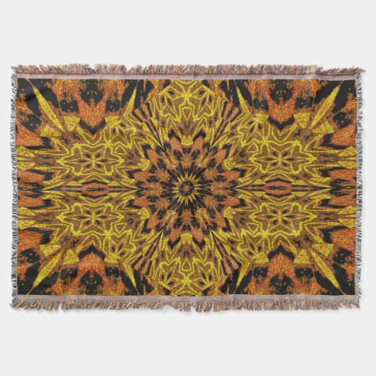 黄牡丹 スローブランケット (正面)