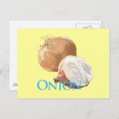 黄玉ねぎ ポストカード (正面/裏面)