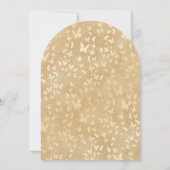 黄王室の色金ゴールドクラウンフローラキンセアニェラ 招待状 (裏面)