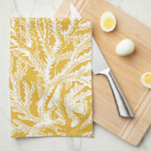 黄珊瑚 キッチンタオル (四つ折り)