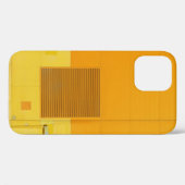黄白の壁絵を描写真 Case-Mate iPhoneケース (裏面 (横))