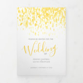 黄白抽象芸術結婚芸術祭 三つ折りプログラム (カバー)