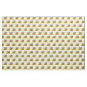 黄白色のランを閉じる ファブリック (ヤード)