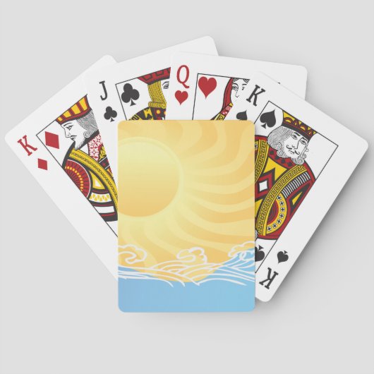 黄砂と海 トランプ (裏面)