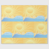 黄砂と海 ラッピングペーパー (フラット)