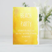 黄砂水色モダンビーチパーティー 招待状 (スタンド正面)