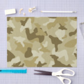 黄砂迷彩柄迷彩軍パターン 薄葉紙 (クラフト)