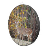 黄秋の木の前の鹿 ダーツボード (正面右)