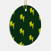 黄稲妻ボルトパターン セラミックオーナメント (右)