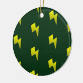 黄稲妻ボルトパターン セラミックオーナメント (左)
